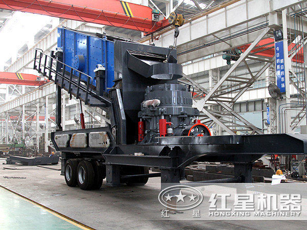 圓錐式移動碎石機展示圖