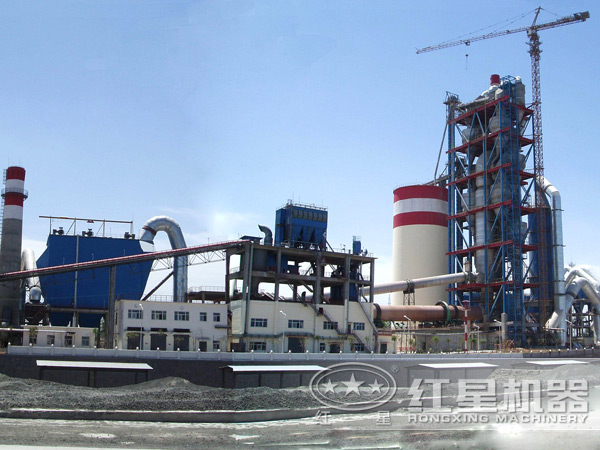 成套水泥設備生產(chǎn)現(xiàn)場圖