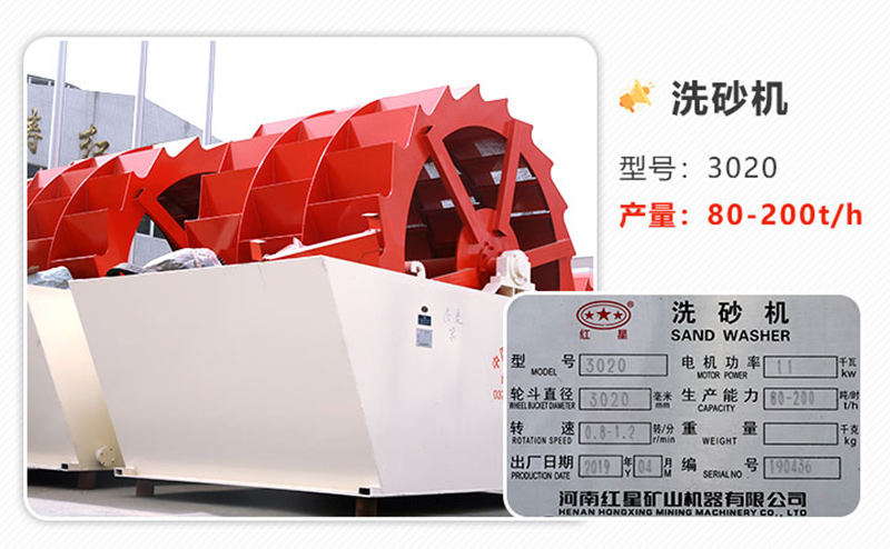 輪斗式洗沙機(jī)洗凈度高達(dá)99%