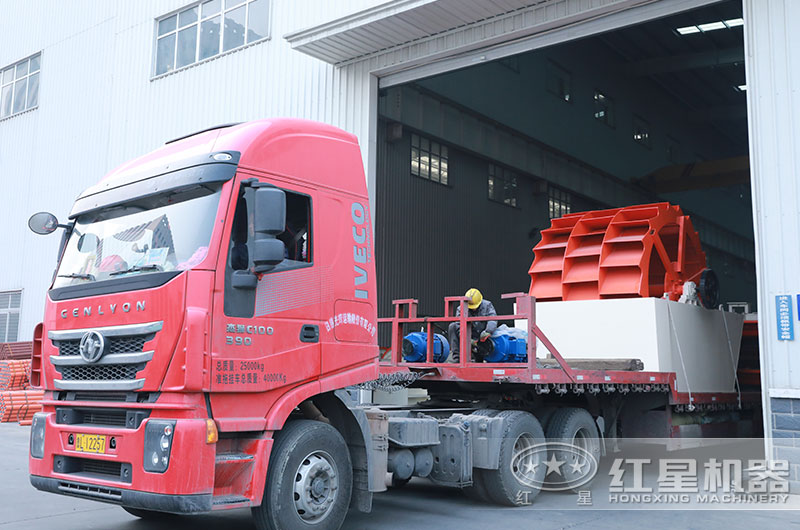 水洗沙機(jī)準(zhǔn)備出廠發(fā)貨，運(yùn)往安徽合肥