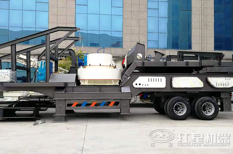 車(chē)載流動(dòng)式制砂機(jī)實(shí)拍圖