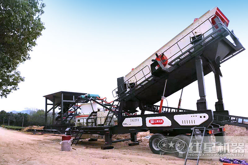HVI制砂機(jī)配置于移動式設(shè)備中，價(jià)格更貴
