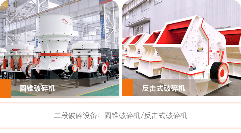 中碎設(shè)備_圓錐破碎機/反擊式破碎機